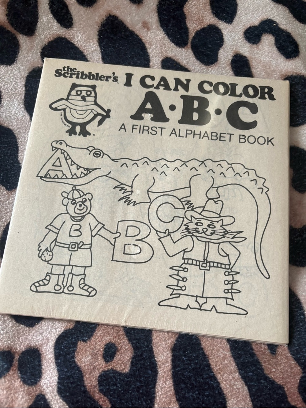 Vintage Sealed “The Scribblers I Can Color ABC” Alphabet Coloring